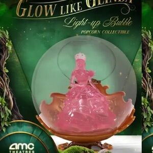 💖💚Wicked For Good 2025 Light Up Glinda Popcorn Bucket AMC Theaters NEW 💖💚